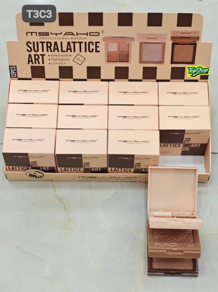 MSYAHO 3in1 Eyeshadow Highlighter Contour`*🎀